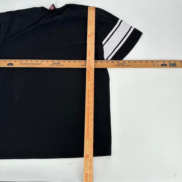 Y2K DC shoes Grunge Skate T Shirt ROB Dyrdek black faded Mens size XL - Picture 6 of 6